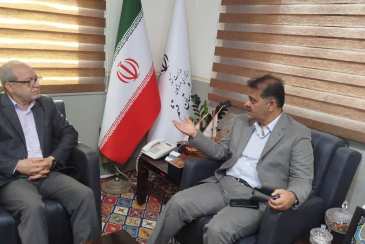 دیدار مدیر کل هواشناسی استان هرمزگان با فرماندار شهرستان قشم